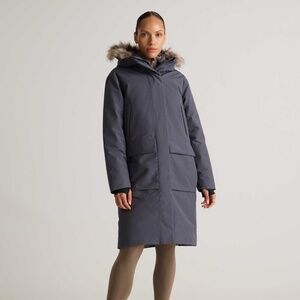 Responsible Down Hooded Parka in Carbon Grey